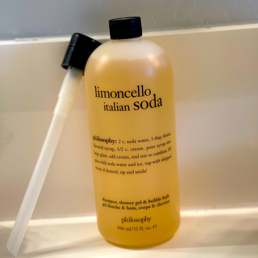 New Philosophy Limoncello Italian Soda shower gel 32 ounce sealed